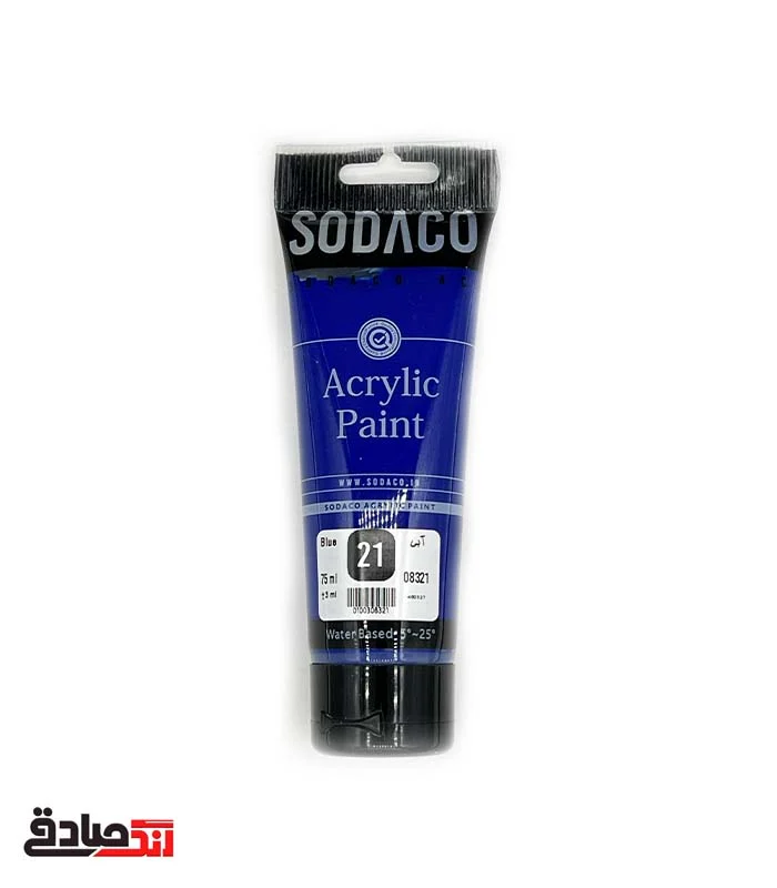 abi 21 اکریلیک آبی تیوبی ۷۵ میل سوداکو 21 - Image 1