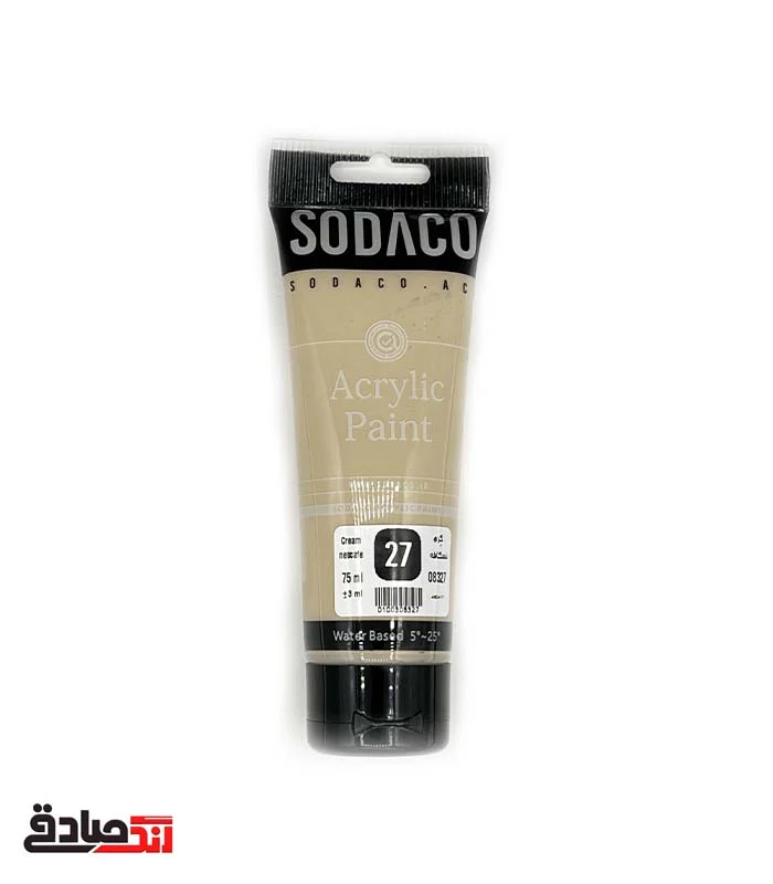 kerem nescafe 27 اکریلیک کرم نسکافه تیوبی ۷۵ میل سوداکو 27 - Image 1