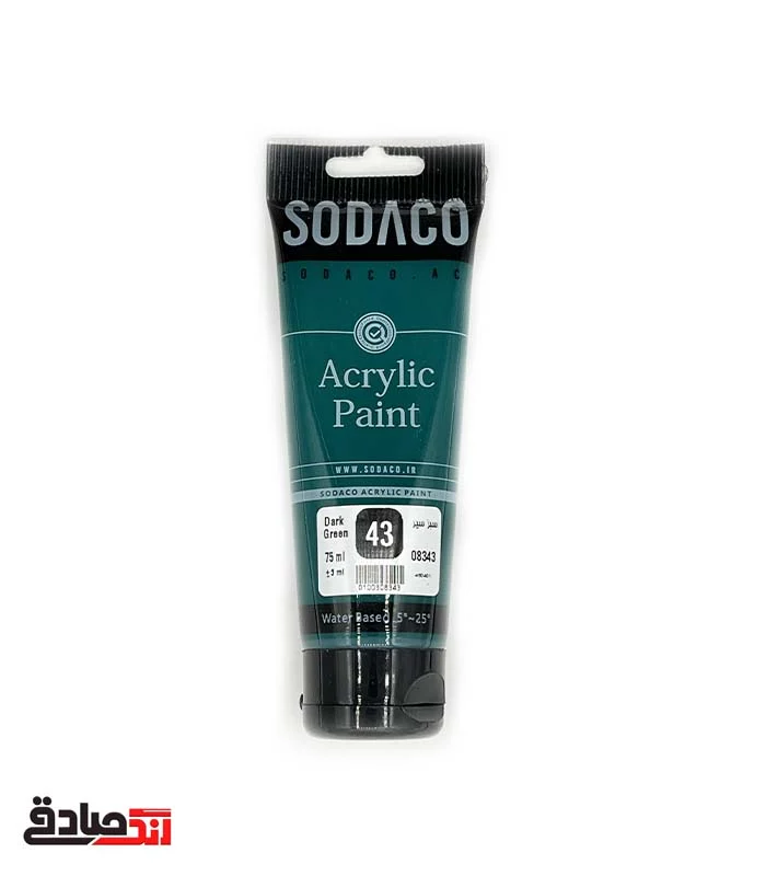 sabz sir 43 اکریلیک سبز سیر تیوبی ۷۵ میل سوداکو 43 - Image 1