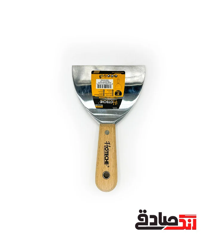 hoochi choob 125 کاردک استیل دسته چوبی هوچی 13 سانتی - Image 1