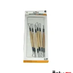 ست ابزار مجسمه سازی و سفالگری 2 سر 6عددی