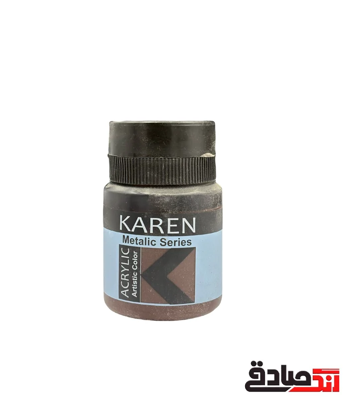 4 رنگ کهنه کاری قهوه ای کارن ربعی - Image 1