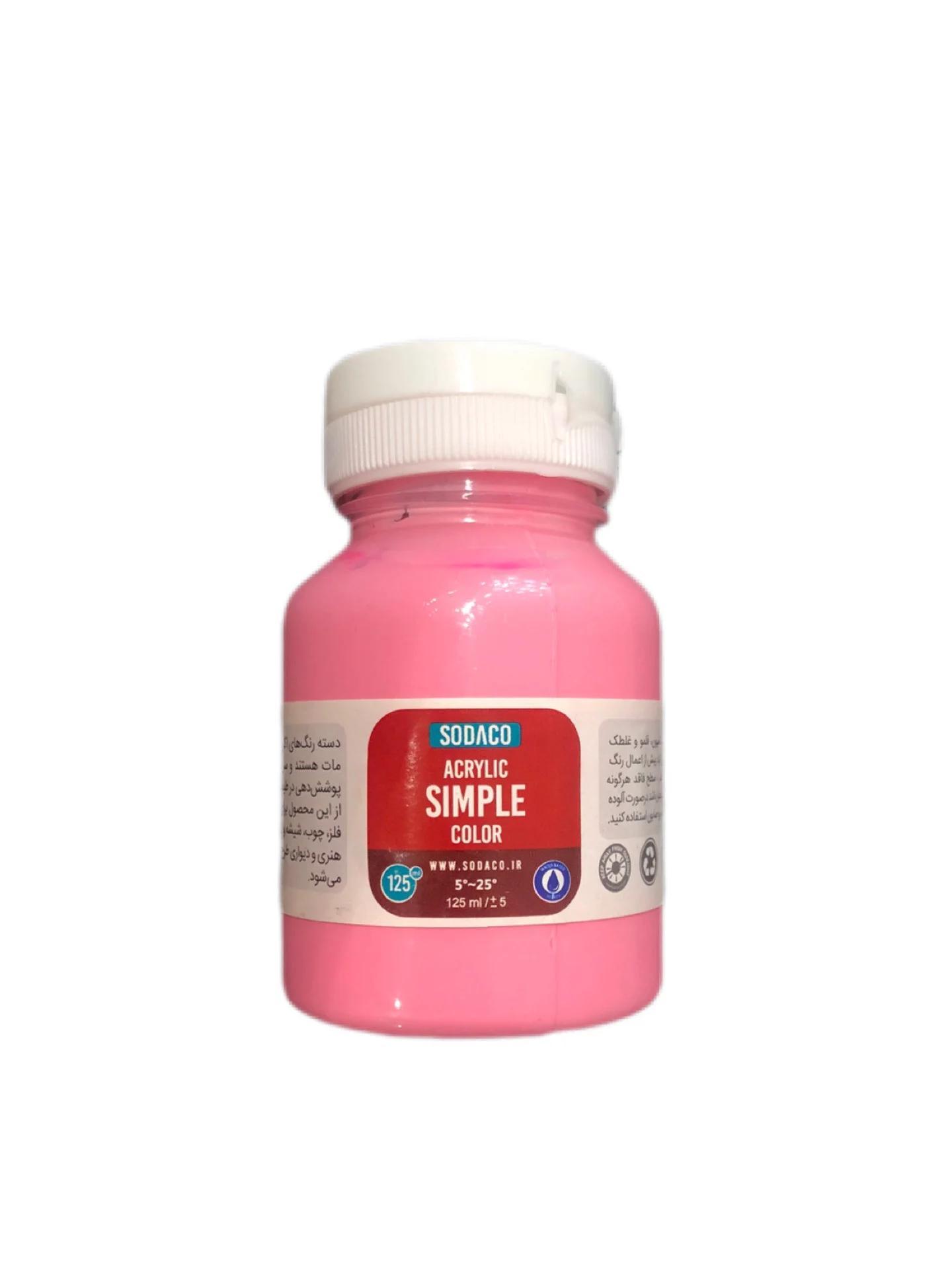 Background Eraser (13) اکریلیک صورتی 125 میل سوداکو - Image 1