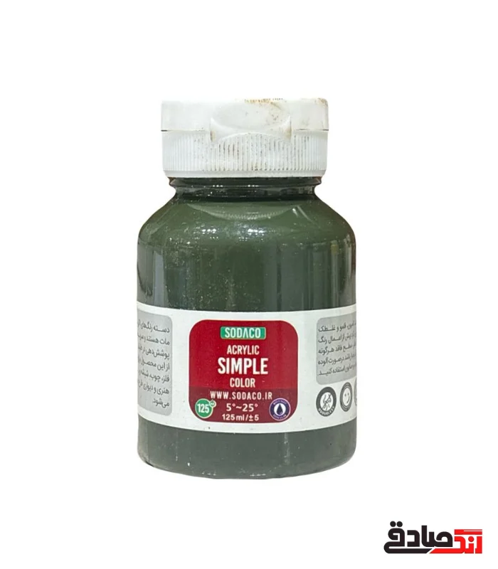 Untitled design (13) اکریلیک زیتونی 125 میل سوداکو - Image 1