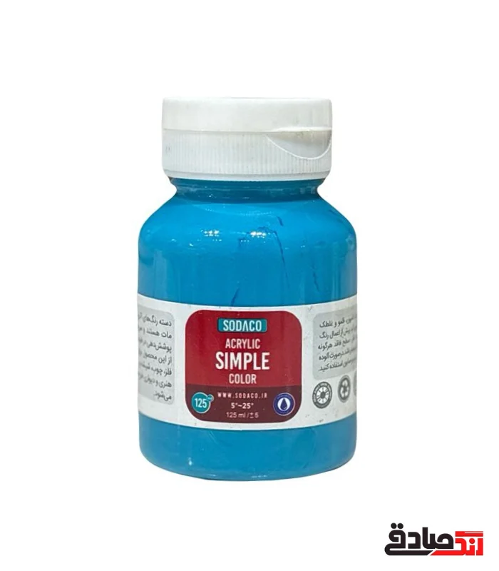 Untitled design (16) اکریلیک فیروزه ای سیر 125 میل سوداکو - Image 1