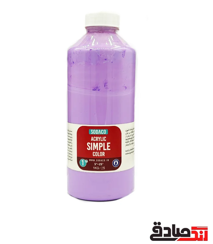 بنفش-روشن اکریلیک بنفش روشن 1کیلو سوداکو - Image 1