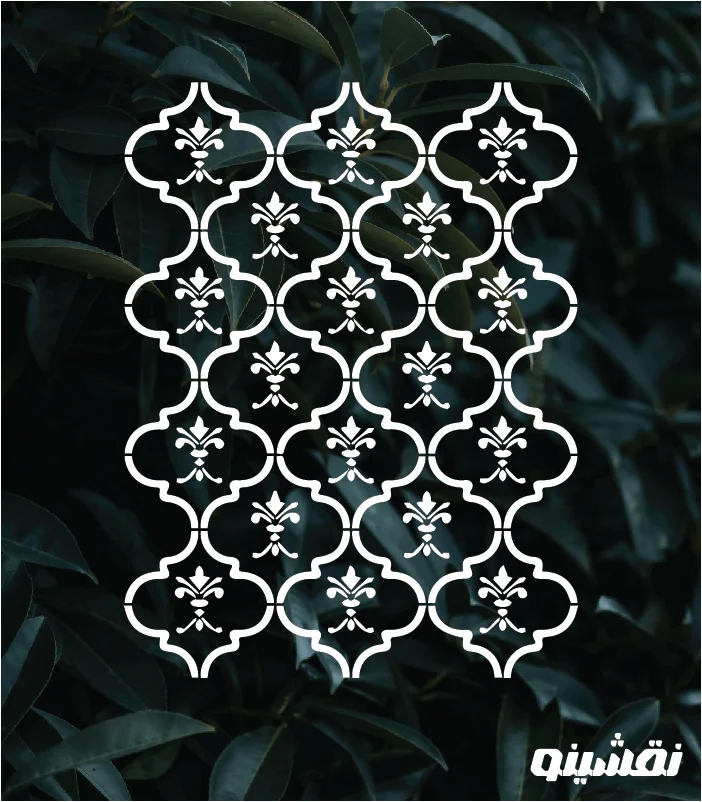 D02 WEB شابلون طرح داماسک کد D02 نقشینو - Image 1