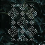 شابلون طرح داماسک کد D17 نقشینو