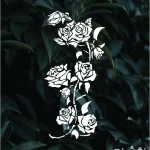 شابلون طرح گل و گیاه کد G05 نقشینو