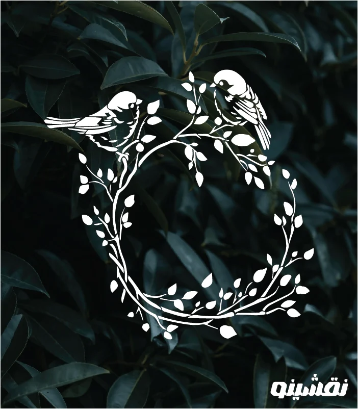 G07 WEB شابلون طرح گل و گیاه کد G07 نقشینو - Image 1