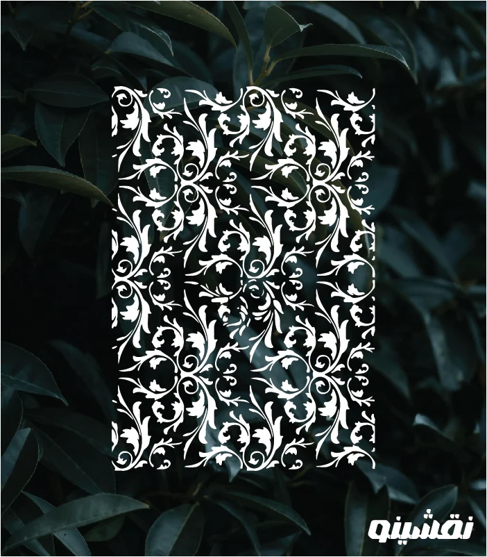 G13 WEB شابلون طرح گل و گیاه کد G13 نقشینو - Image 1