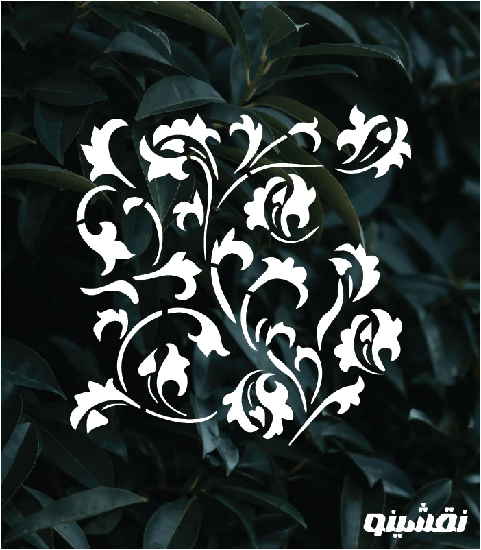 G18 WEB شابلون طرح گل و گیاه کد G18 نقشینو - Image 1