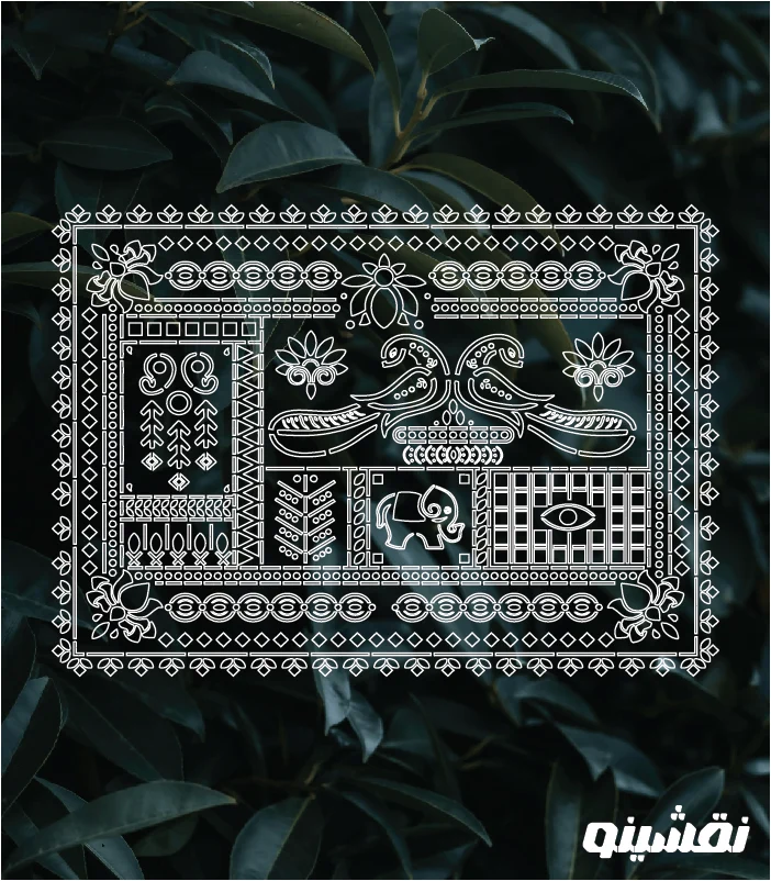 LA02 WEB شابلون طرح لیپان آرت کد LA02 نقشینو - Image 1