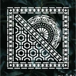 شابلون طرح لیپان آرت کد LA13 نقشینو