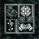 شابلون طرح لیپان آرت کد LA15 نقشینو