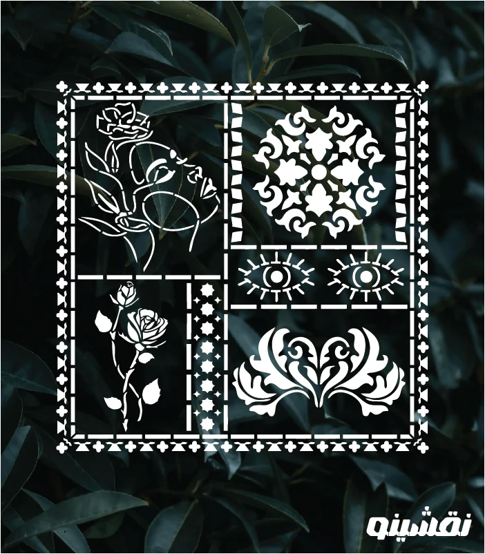 LA15 WEB شابلون طرح لیپان آرت کد LA15 نقشینو - Image 1