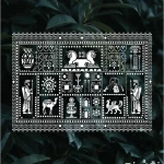 شابلون طرح لیپان آرت کد LA04 نقشینو