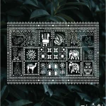 شابلون طرح لیپان آرت کد LA06 نقشینو