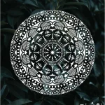 شابلون طرح ماندلا کد M17 نقشینو