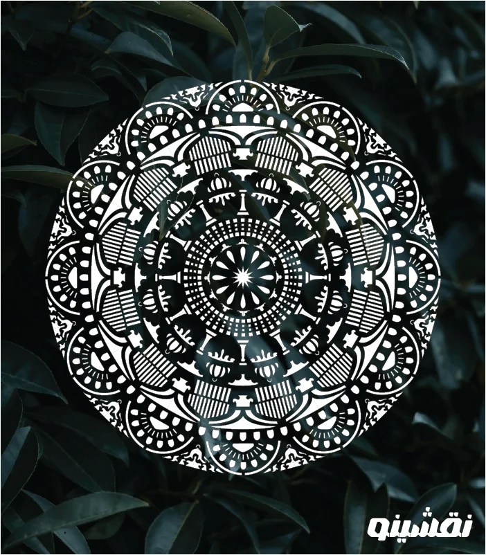 m17 web شابلون طرح ماندلا کد M17 نقشینو - Image 1