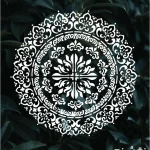 شابلون طرح ماندلا کد M18 نقشینو