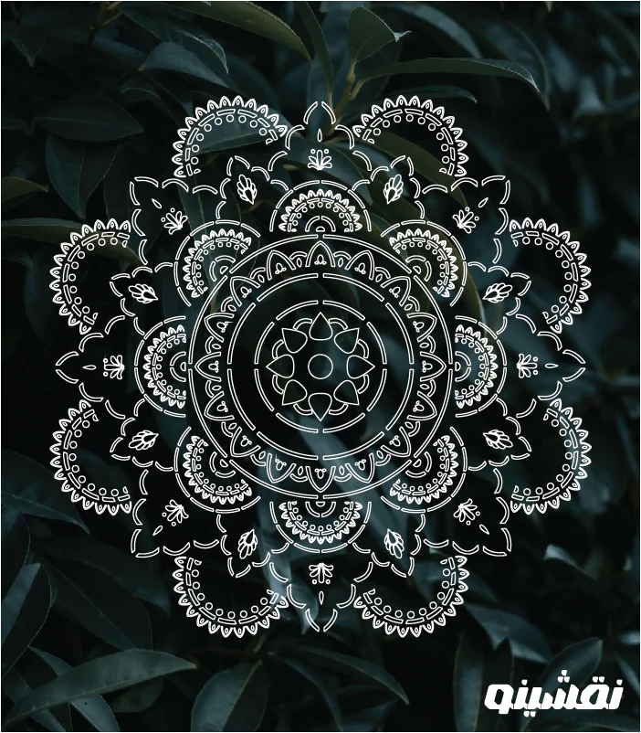 m19 web شابلون طرح ماندلا کد M19 نقشینو - Image 1