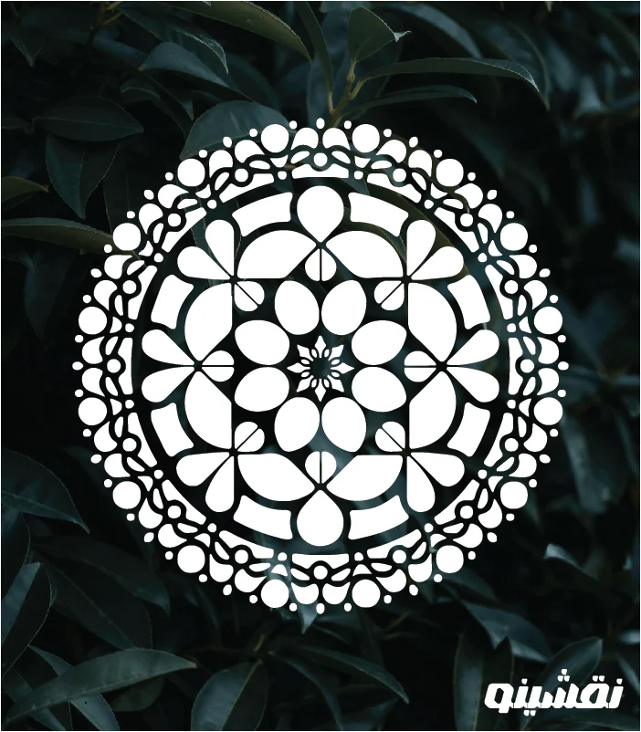 m22 web شابلون طرح ماندلا کد M22 نقشینو - Image 1