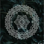 شابلون طرح ماندلا کد M24 نقشینو