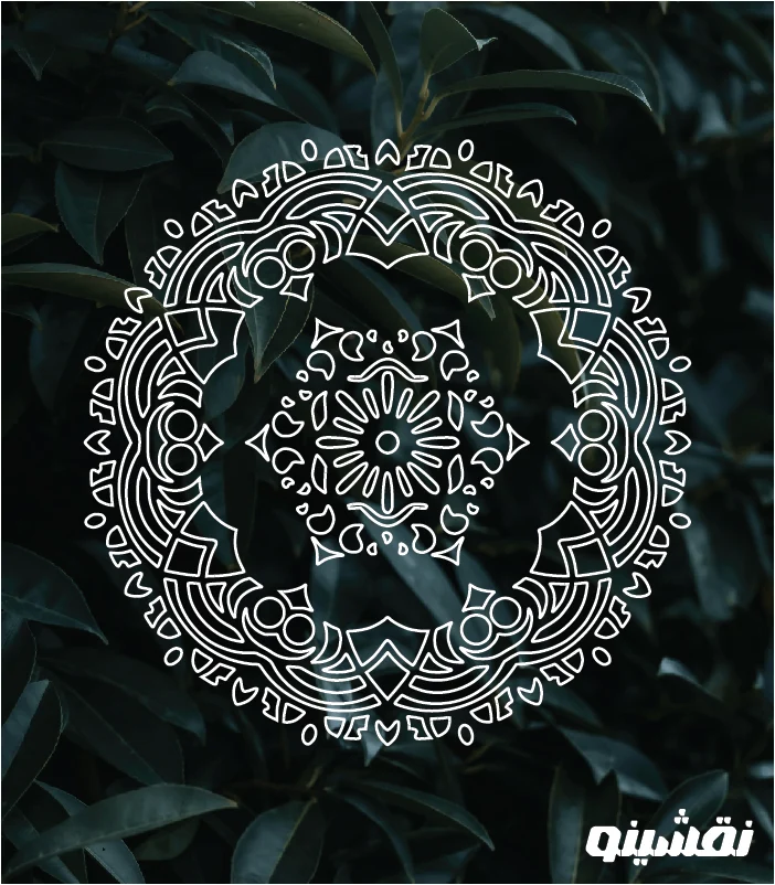 m24 web شابلون طرح ماندلا کد M24 نقشینو - Image 1