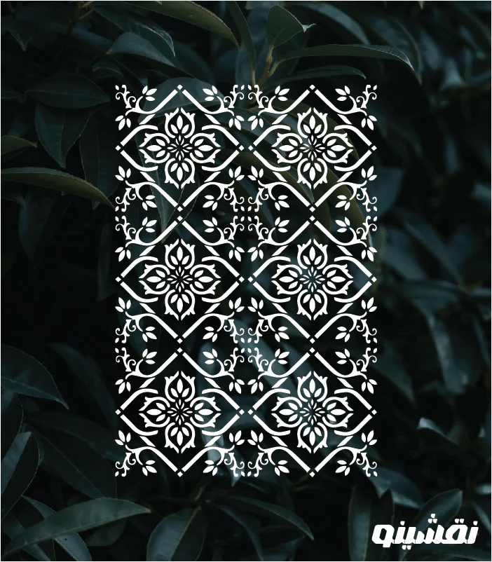 D19 WEB شابلون طرح داماسک کد D19 نقشینو - Image 1