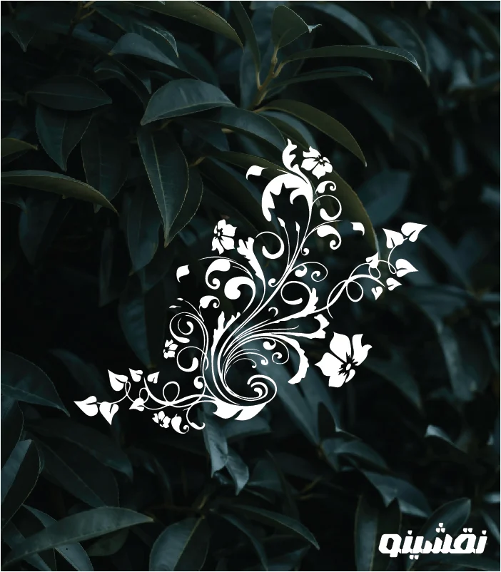 G20 WEB شابلون طرح گل و گیاه کد G20 نقشینو - Image 1