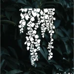 شابلون طرح گل و گیاه کد G25 نقشینو