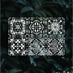 شابلون طرح کاشی کد KA03 نقشینو