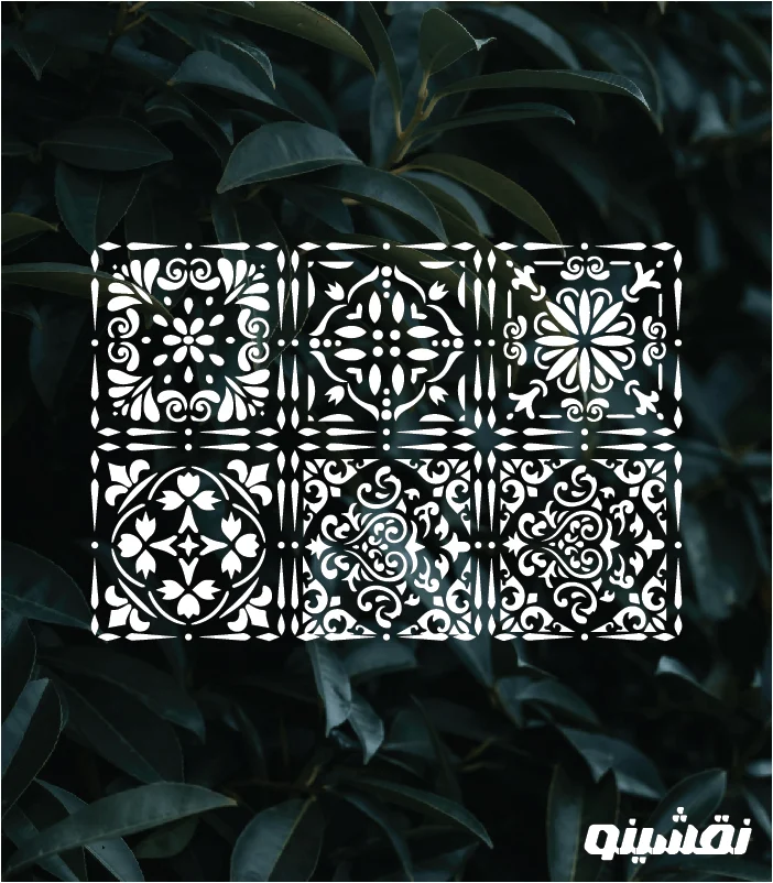 KA03 WEB شابلون طرح کاشی کد KA03 نقشینو - Image 1