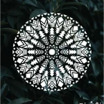 شابلون طرح ماندلا کد M05 نقشینو