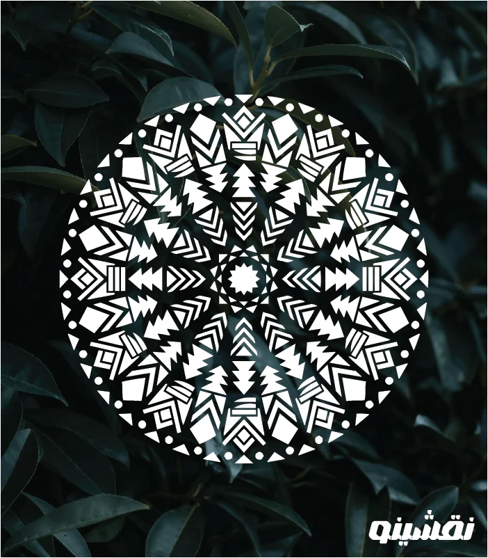 m05 web شابلون طرح ماندلا کد M05 نقشینو - Image 1