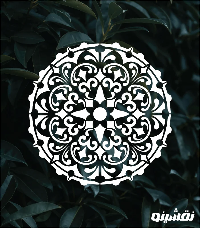 m06 web شابلون طرح ماندلا کد M06 نقشینو - Image 1