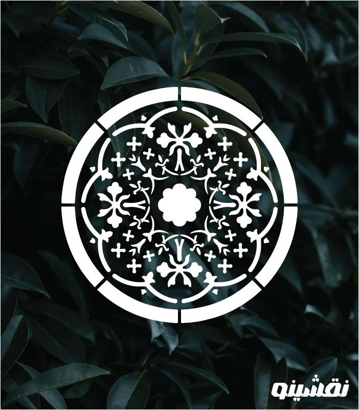 m08 web شابلون طرح ماندلا کد M08 نقشینو - Image 1