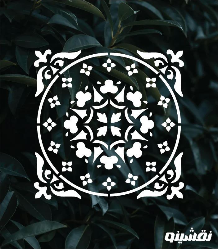 m10 web شابلون طرح ماندلا کد M10 نقشینو - Image 1