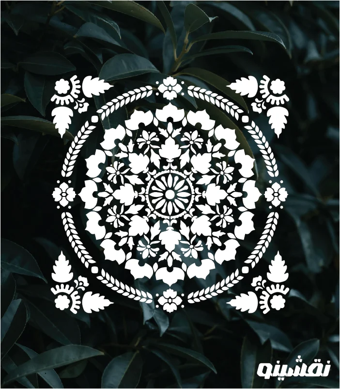 m11 web شابلون طرح ماندلا کد M11 نقشینو - Image 1