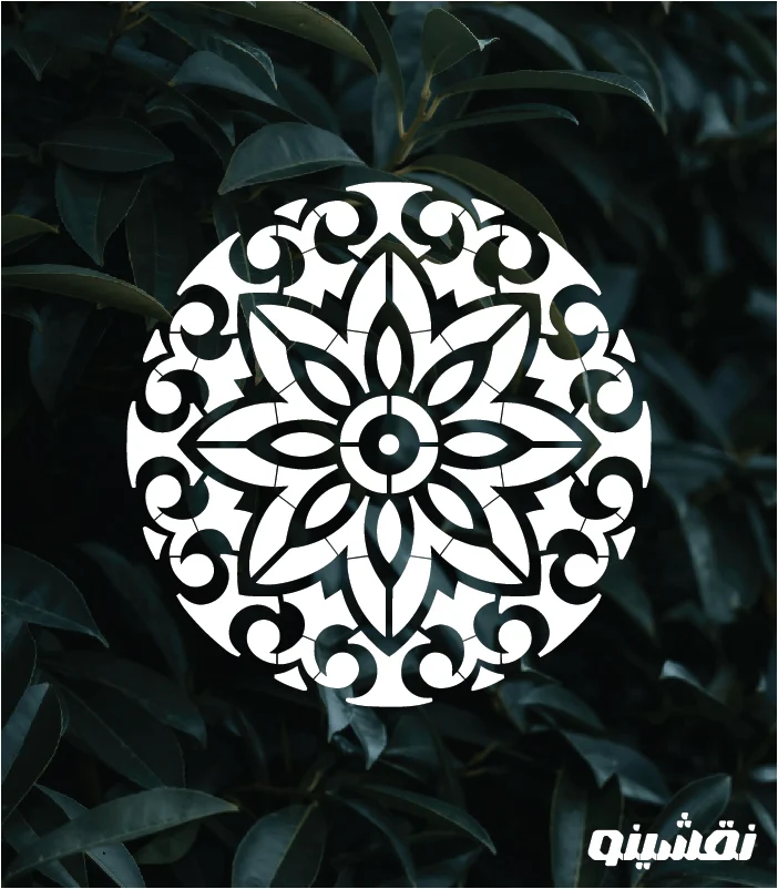 m12 web شابلون طرح ماندلا کد M12 نقشینو - Image 1