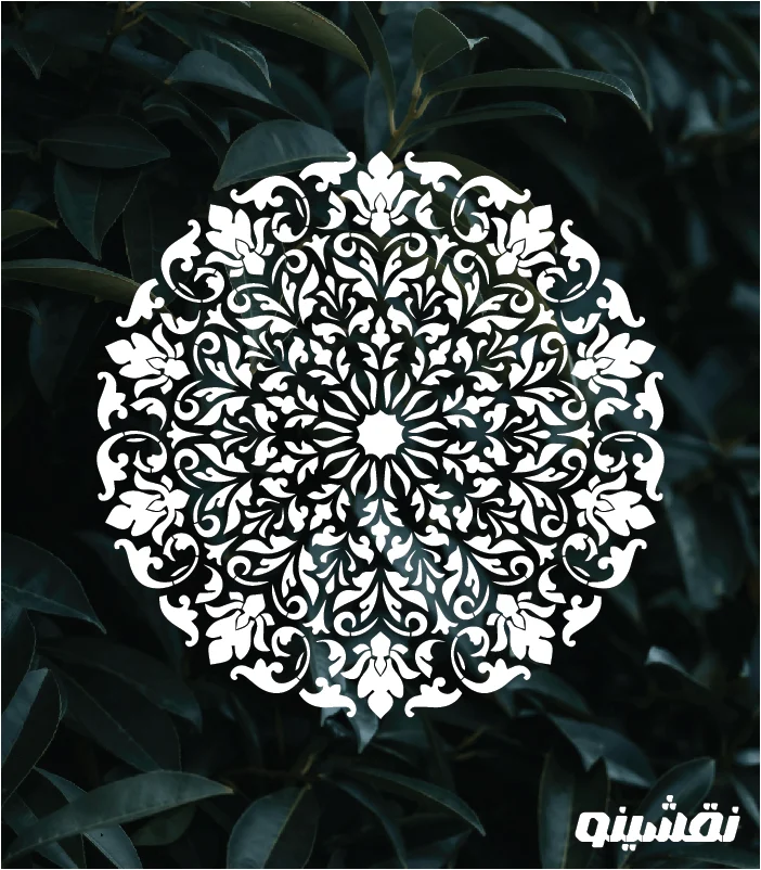 m13 web شابلون طرح ماندلا کد M13 نقشینو - Image 1