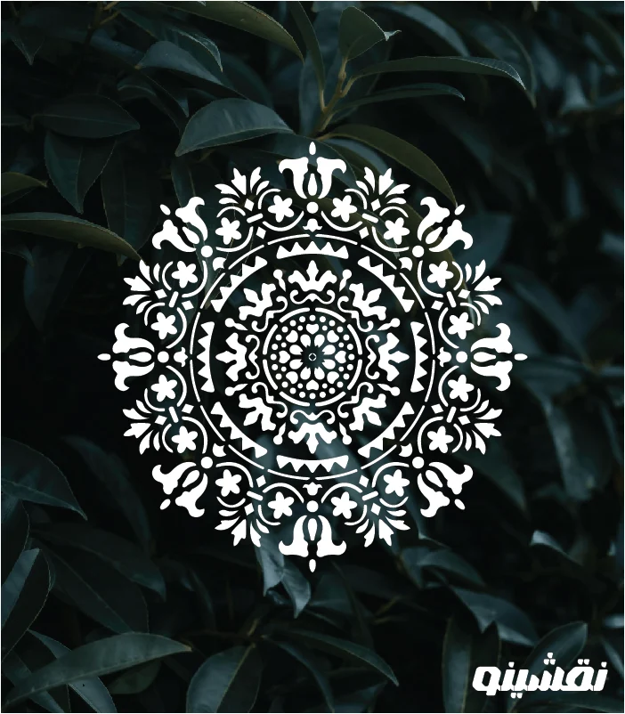 m25 web شابلون طرح ماندلا کد M25 نقشینو - Image 1