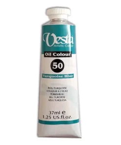 رنگ روغن کد 50 وستا (Turquoise Blue) 37 میل